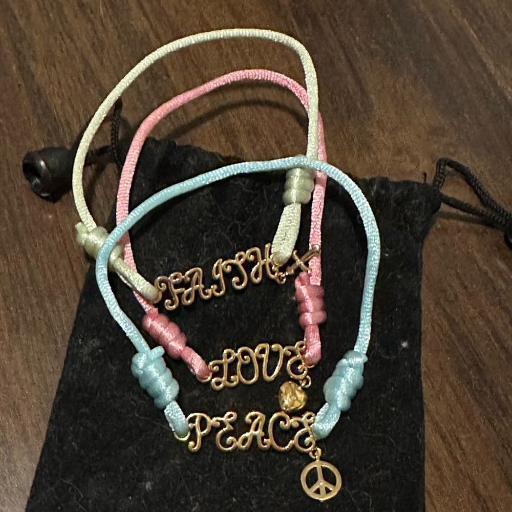 Wishes From The Heart Bradford Exchange Peace Faith Love 24K Gold Plated